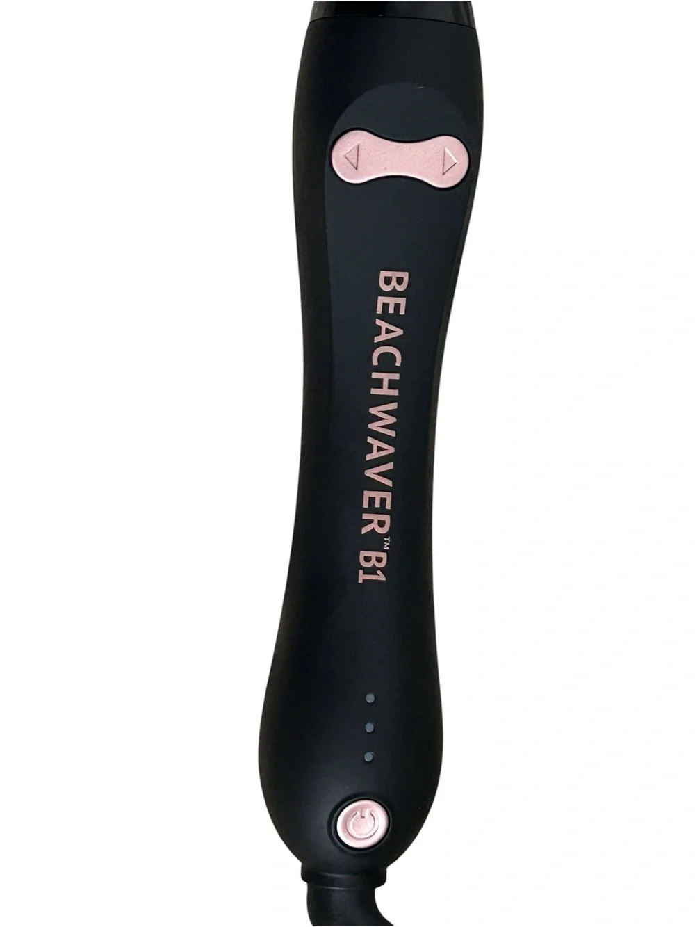 Beachwaver B1 1” Rotating Curling Iron Automatic Hair Curler Black Rose Gold